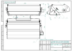 Щетка с задним бункером чертеж 2 